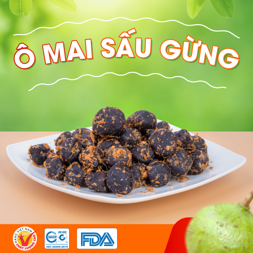 Ô mai sấu gừng